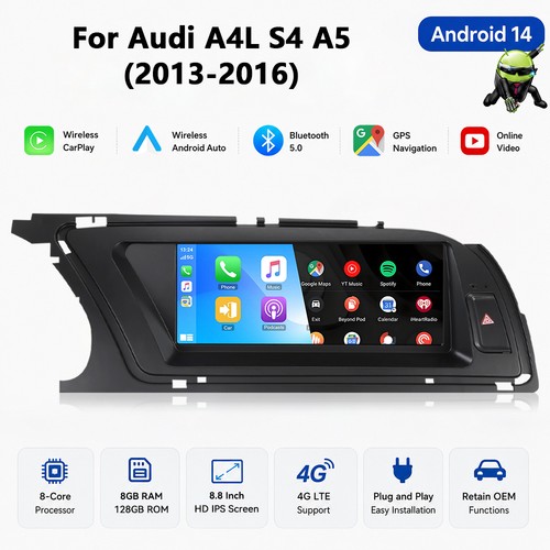 Autoradio android 14 mmi - autoradio, 8.8''