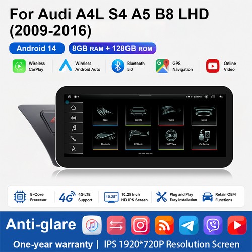 Autoradio andorid 14 - 10.25''',
