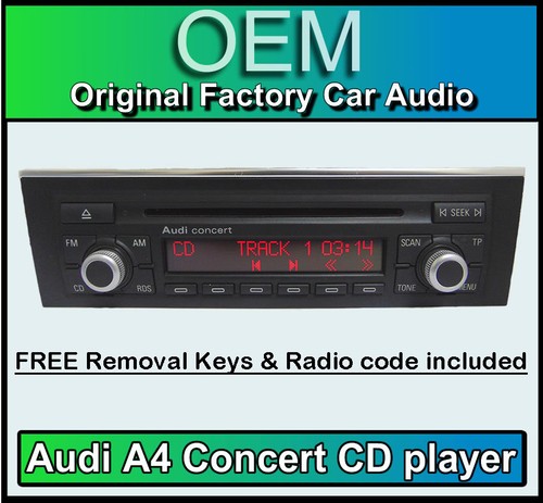 Audi stereo autoradio cd - audi, a4